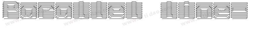 Parallel line字体转换